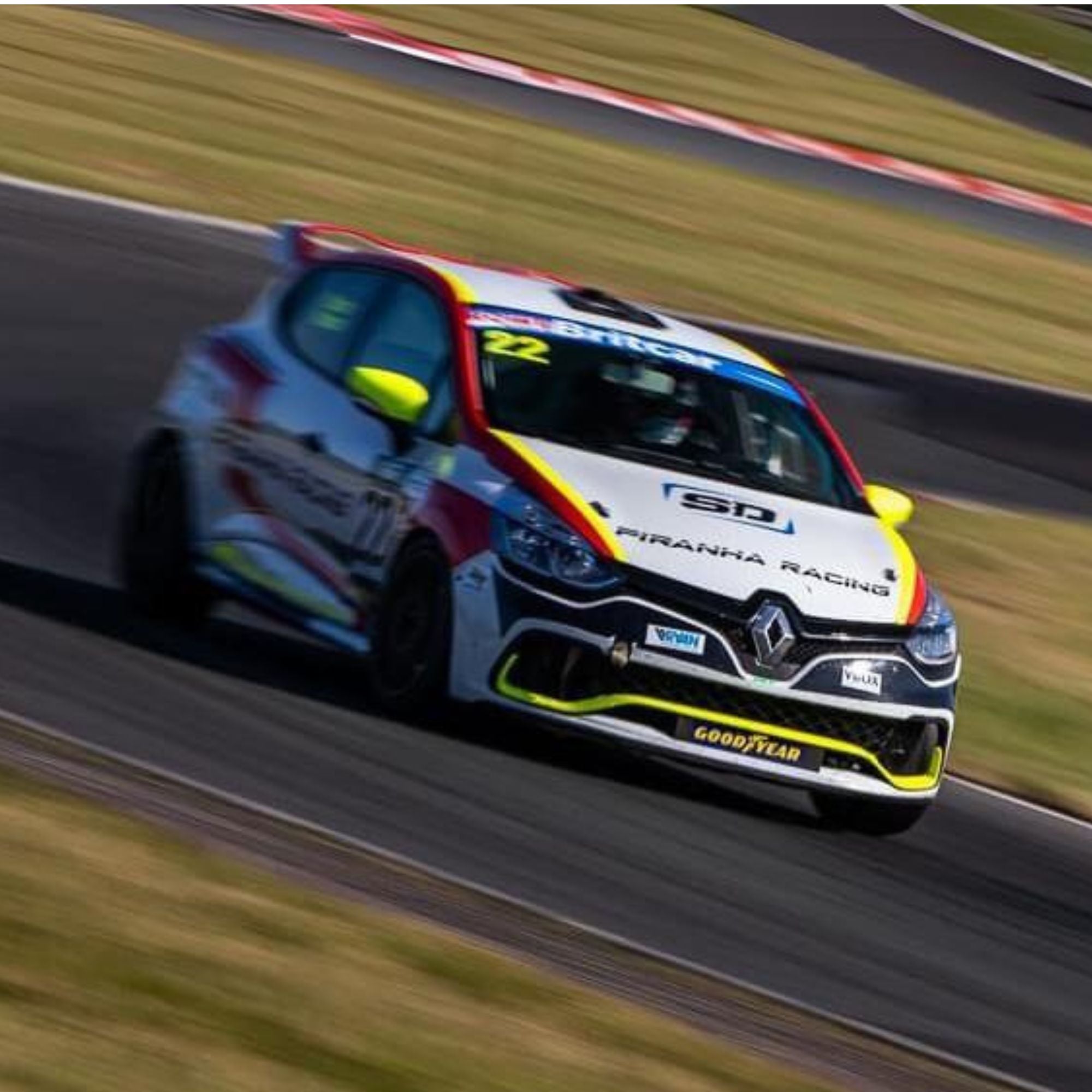 Piranha Motorsports racing car on track